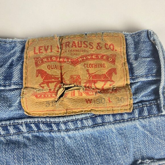 Levi's Jeans Mens Size 30x30 Blue - Picture 10 of 15